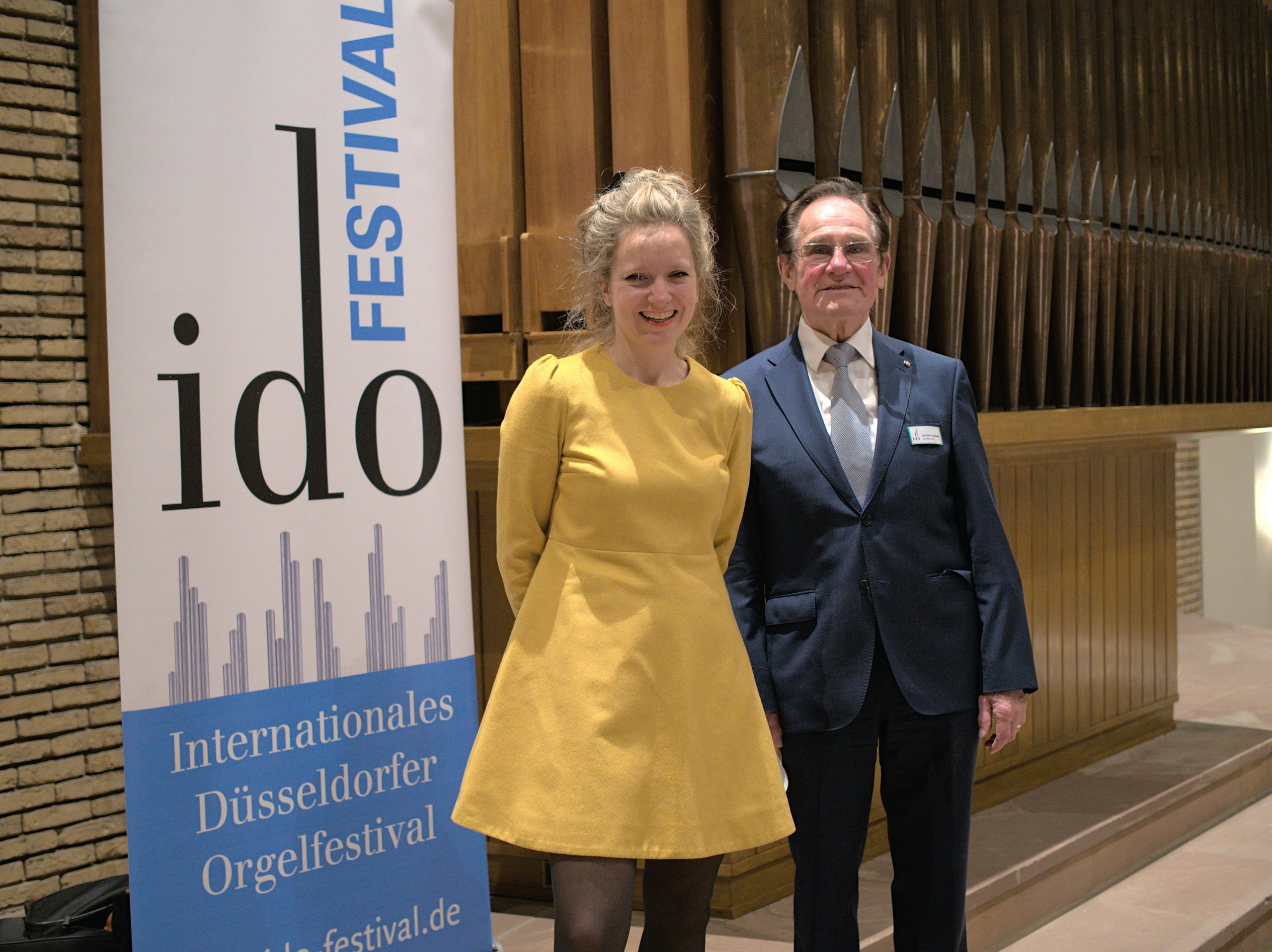IDO 2020: Ein gutes Team seit 2018, Dr. Frederike Möller und Herbert H. Ludwig (Foto: Joseph Baader/Laurenz Ulrich; www.ido-festival.de)